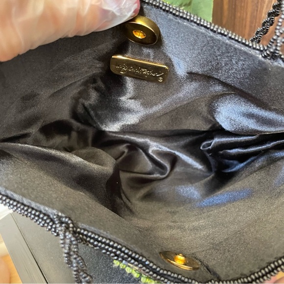 🖤Ingio Christopher🖤 Black Beaded Colorful High Heals Handbag - Picture 6 of 8